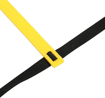 Durable Speed Agility Ladder for Soccer Football Training Portable Foldable Footwork Ladder PP Rungs Nylon Straps 7 10 13 Rung Options