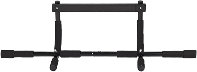 Stamina Products Multi-Function Pull-Up Bar for At-Home Upper-Body Workouts with 12 Grip Options for Targeting Chest, Shoulders, Back, Arms or Core