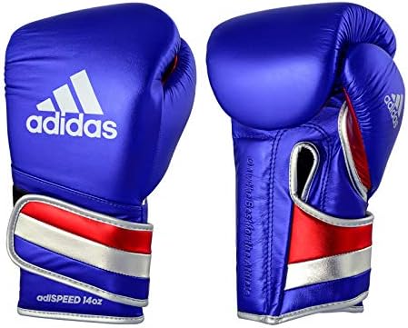 adidas Adi-Speed 501 Pro Kickboxing & Boxing Gloves for Men & Women – Leather Training Gloves for Heavy Bag, Sparring & Fitness