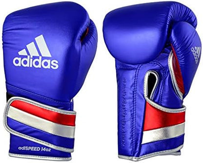 adidas Adi-Speed 501 Pro Kickboxing & Boxing Gloves for Men & Women – Leather Training Gloves for Heavy Bag, Sparring & Fitness