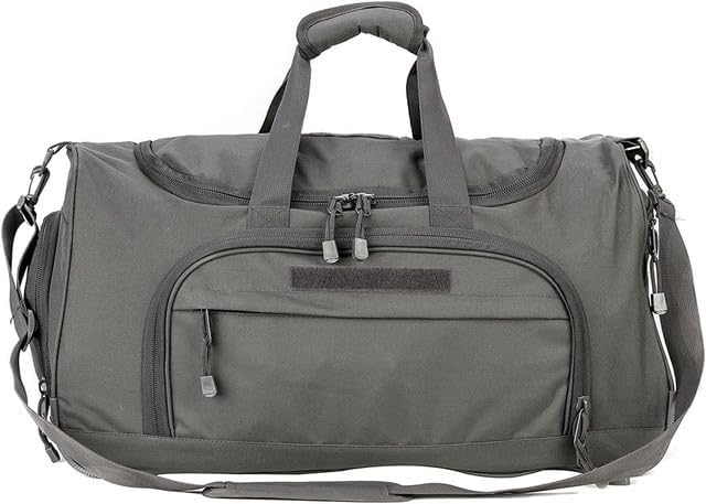 Gym Bag for Women & Men Tactical Duffle Military Weekender Travel Work Out Bags Lightweight Waterproof Sports Tote Shoe Pocket
