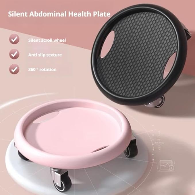 Ab Roller Wheel,Ab Roller for Women Men Board,Abdominal Wheel Ab Roller, Roller with Elbow Support,for Full Body Fat Burning Tummy Weight Control Gym or at Home Workout Equipment