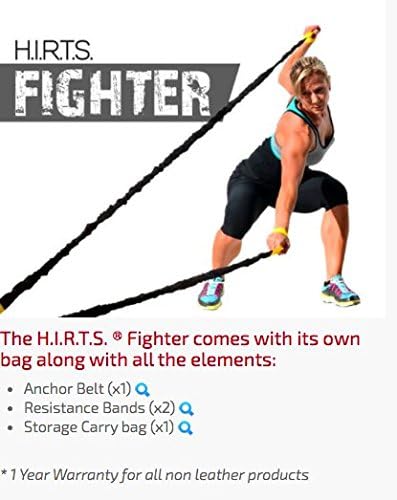 Suples H.I.R.T.S. Fighter - Resistance Bands - Best Functional Workout at Home or Gym - Free Instructional DVD by Olympian Ivan Ivanov!