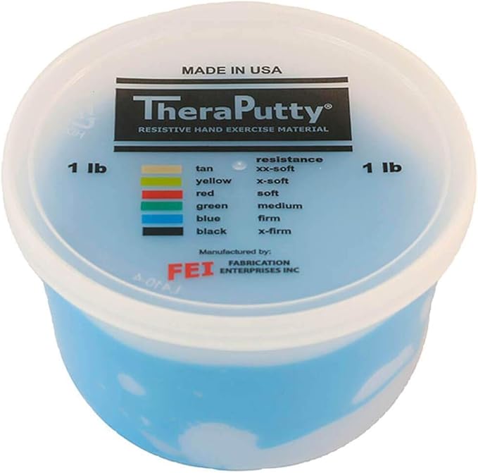 CanDo TheraPutty Standard Hand Exercise Putty For Rehabilitation, Exercises, Hand Therapy, Occupational Therapy, Hand Strengthening, Improve Motor Skills, Stress Relief