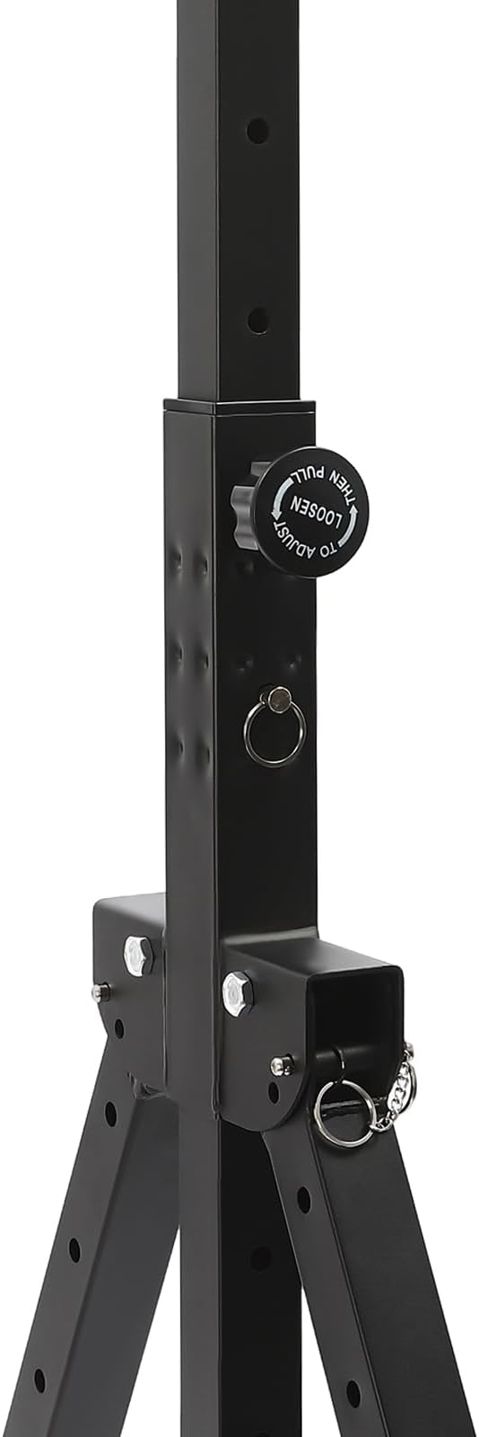 Gdrasuya10 Pull Up Bar Dip Station, Foldable Pullup Bar Free Standing, Height Adjustable Pull Up Bar for Home Gym Strength Training Fitness Equipment, 440LBS