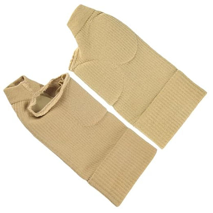 HOMSFOU Protective Wrist Brace Compression Gloves Breathable Sports Wrist Support for Fitness Training Basketball Hand Wrap, Skin Color, Size L