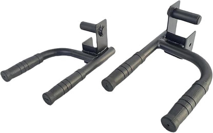 2X Fitness Dip Bar Attachments for 2" x 2" or 3" x 3" Power Racks, Narrow & Wide Dips Double Handles