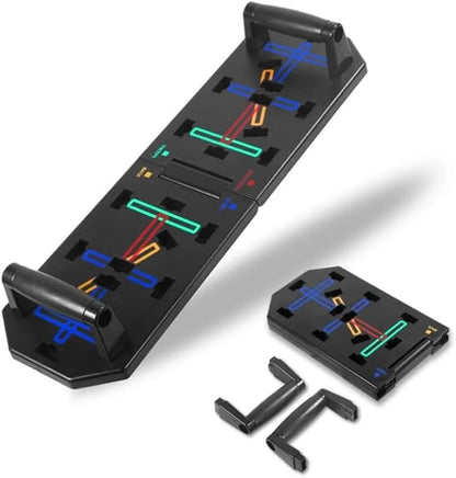 The Alpine Press Push-Up Board – Foldable Color-Coded Push-Up System with Comfort-Grip Handles, Portable Home Gym Strength Training for Men & Women