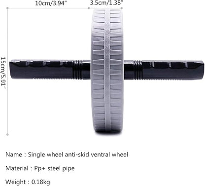 AB Wheel Roller Portable Abdominal Roller Wheel Abdominal Muscle Trainer Exercise Wheel for Homes and Gym Workout Abdominal Muscle Trainer