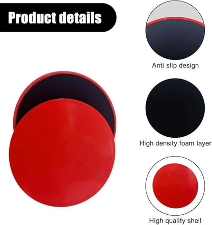 Pilates Board,10PCS Core Sliders, 7.8in Workout Sliders, Dual Sided Exercise Gliding Discs for Women Men Abdominal Core Strength Deep Squats Lunges Pushups