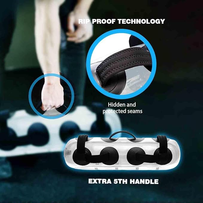 HydroCore Water Weight Bag – Adjustable Up to 35lbs/55lbs | Strength & Functional Fitness Training