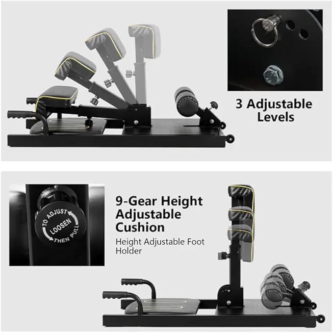 Multi-Functional Home Gym Machine with Adjustable Height and Cushion, Sissy Squat, Push-ups, Sit-ups, Rope Exercises, and More - Enhance Your Fitness with Our 8-in-1 Workout Solution