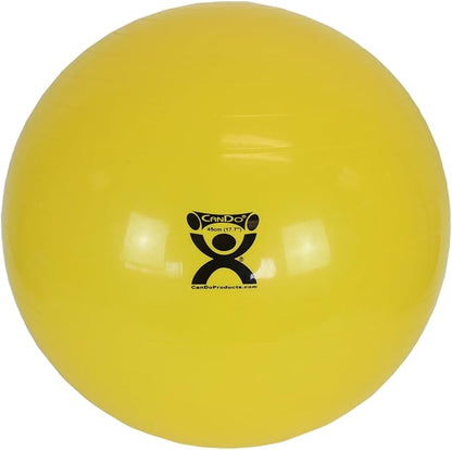 Cando 30-1800 Blue Non-Slip PVC Vinyl Inflatable Exercise Ball, 12" Diameter, 300 lbs Weight Capacity