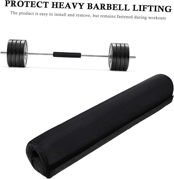 Kisangel 2Pcs Barbell Pad Squat Protector Thick Neck Shoulder Support Cover for Weightlifting Fitness Workouts for Squats Lunges Hip Thrusts Weight Distribution