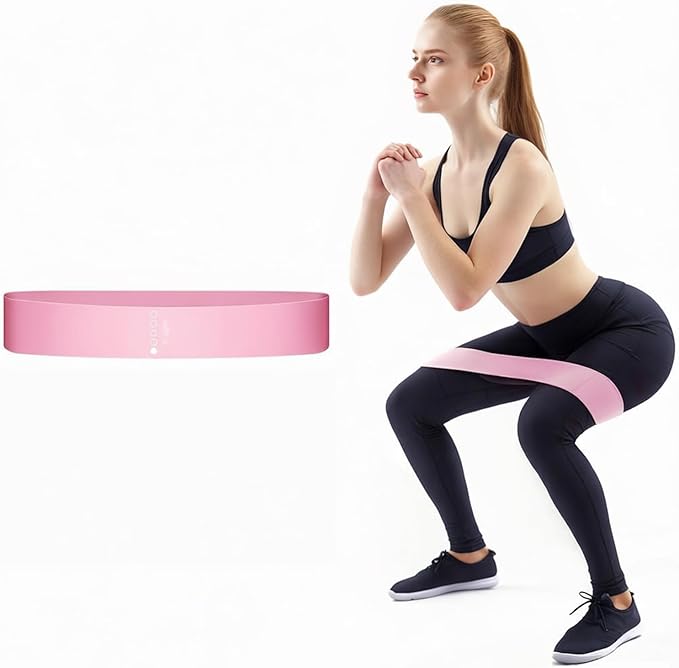 1 Pack Resistance Bands for Working Out, Workout Equipment, Exercise Bands for Home Gym & Stretching, Pilates Equipment, Fitness Equipment(Pink, X-Light)