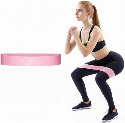 1 Pack Resistance Bands for Working Out, Workout Equipment, Exercise Bands for Home Gym & Stretching, Pilates Equipment, Fitness Equipment(Pink, X-Light)