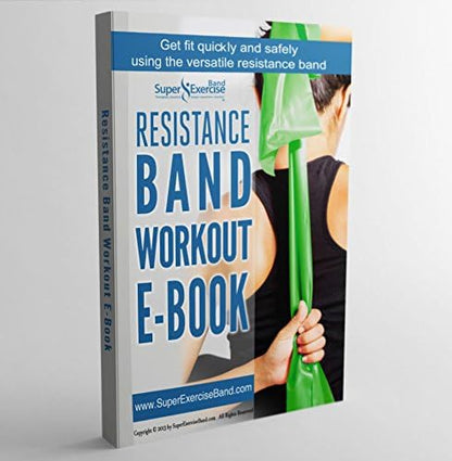 USA 14" x 3" Extra Long Latex Free Mini Loop Bands in 3, 5, 10 Pack Sets. 10 Strengths for Resistance Training, Stretching, Yoga, Toning. Plus an Exclusive iPhone App and E-Book.