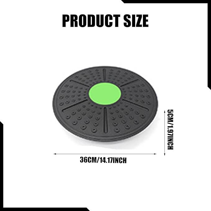 Wobble Balance ° Rotation Non Slip Diameter 36cm Portable Core Training Balance Stability, for Sports Home