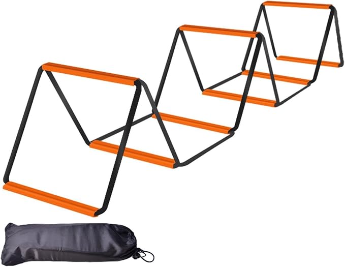 Agility Ladder Football Footwork Ladder Balance Foldable Agility Training Equipment Speed Ladder for Outdoor Sports Workout