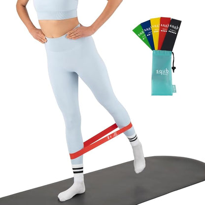 Fitness Resistance Bands Set Stretch Bands for Exercise Bands Resistance for Home Workout Bands, with Handles Bands for Working Out Portable Fitness Bands Resistance Bands for Women Elastic Band