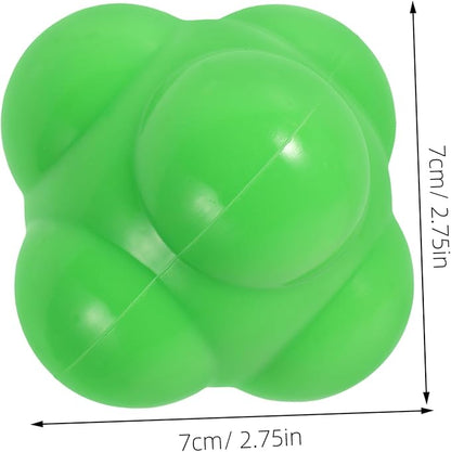 Happyyami Silicone Agility for Fitness Training Speed Coordination and Reaction Skills Portable Hexagonal Shape for Hand-Eye Coordination Drills and Bouncy Design