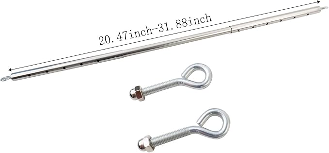 Spreader Bar Heavy Duty Expandable Exercise with 2 pcs Adjustable Strap, Yoga Training Fitness Gear, Workout Bar,Sports Gym Kit