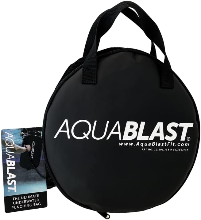 Portable Fitness and Punching Bag for Pools & Swim Spas | Full-Body, Low-Impact Water Resistance Workout | Quick 30-Second Set-Up | Compact & Travel-Friendly