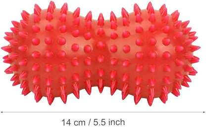 Massage Balls,Pvc Peanut Massage Balls Foot Back Shoulder,Foot Massager,Plantar Fasciitis & All Over Body Deep Tissue Muscle Therapy For Strength Exercise/Relax (2#)