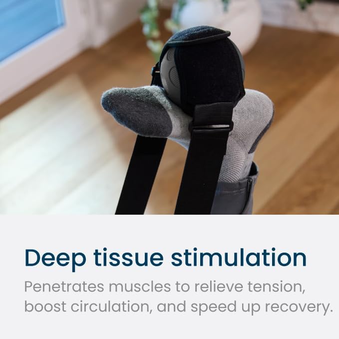 Nobol Muscle Recovery Kit | MyoSphere Vibration Massage Ball & MyoBelt Accessory | Target deep Muscle Layers, Easing Tension in The Back, Neck, Shoulders, arms, HIPS, Glutes, and Legs. (Space Black)