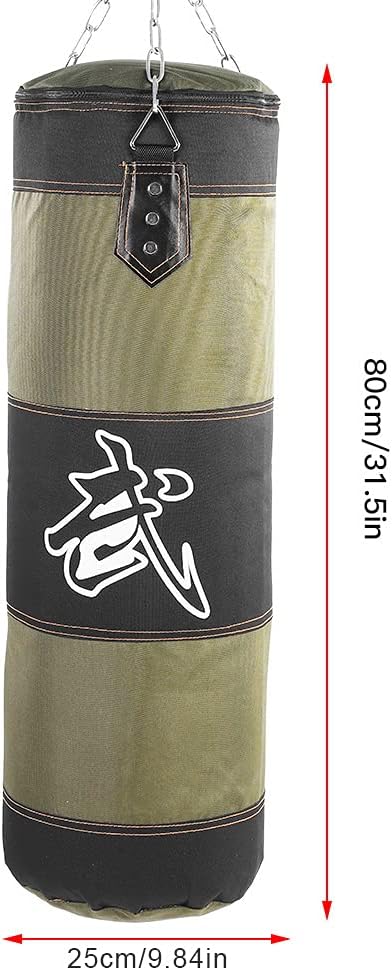 Fitness Sandbags, Boxing Bag Hanging Punching Bag Sports Training Equipment for Kickboxing, Muay Thai, Home Gym Equipment