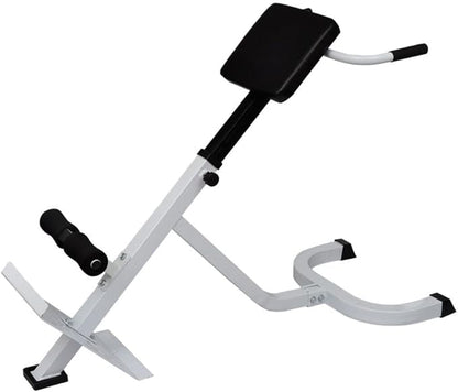 Health & Fitness Hyperextension Roman Chair with Adjustable Height and Back, Glute, Hamstring, and Ab Workouts Foldable Sit Up Gym Bench for Home,Back Extension Bench