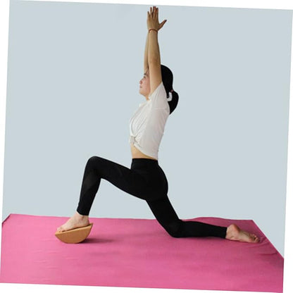 SUPVOX Wear Resistant Cork Yoga Block with Slip Surface Balanced Training Tool for Fitness and Yoga Lightweight Pressure Resistant Core Muscle Support Brick for Beginners and Advanced