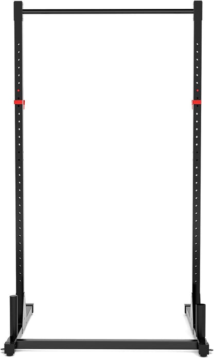 NAYSAYE Power Tower Dip Station, Multifunctional Strength Training Gym Equipment with Adjustable Height, Pull Up Bar Station with 500LBS Loading Capacity, Black