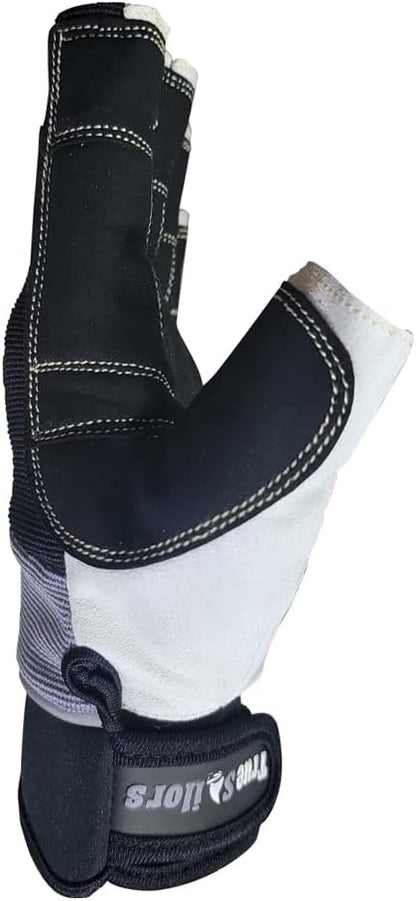 MRX Sailing Gloves for Men & Women 3/4 Finger Grip Great for Sailing, Yachting, Paddling, Kayaking, Fishing, Dinghying Water Sports