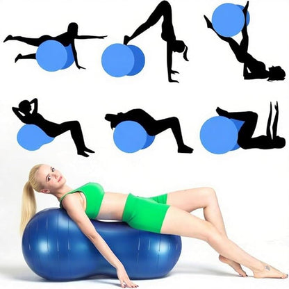 Exercise Stability Peanut Yoga Ball with Pump, Ball Plug, Used for Kids, Gym, Birthing for Pregnancy