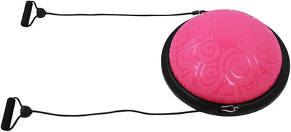 Generic Thicken Explosionproof Balancing Half Ball, Rubber Yoga Exercise Ball, Multifunctional Fitness Trainer with Antislip Feet & Core Strength Enhancement, Ideal for Yoga, Pilates &