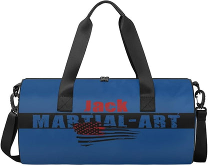 Personalized-Martial-Arts-Gear-Bag for Karate Teakwondo, Custom Jiujitsu Bag for Boys, Karate Teakwondo Bag for Gear Waterproof Lightweight Large USA