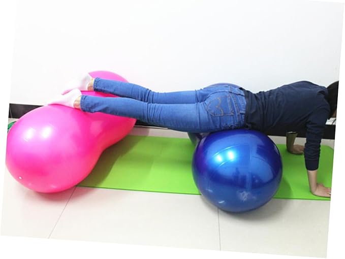POPETPOP Stability Ball Half Yoga Accessories Exercise Ball Balancing Stability Training Tool Thicken Fitness Exercise