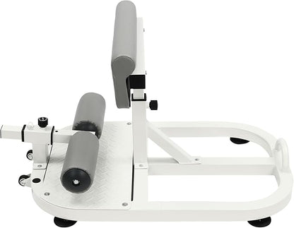 Home Fitness Equipment in White – Compact All-in-One Workout Machine with Resistance Bands, Adjustable Settings & Space-Saving Design for Indoor Exercise
