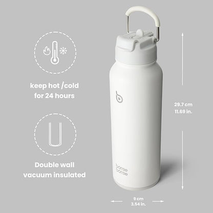BOTTLE BOTTLE 40 oz sports water bottle stainless steel insulated water bottle with straw and pills holder