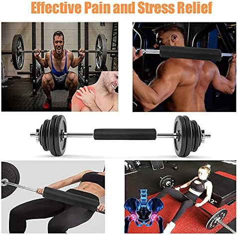 Weightlifting Pad, Portable and Lightweight, Cushioned Foam for Weighted, for Squats Lunges Hip Thrusts