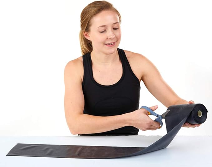 Resistance Band for Working Out | Super Exercise Bands 8,16,24 Yard Bulk Rolls |10 Strengths in Light Medium and Heavy Resistance Bands | Latex Free Workout Bands Including App and e-Book
