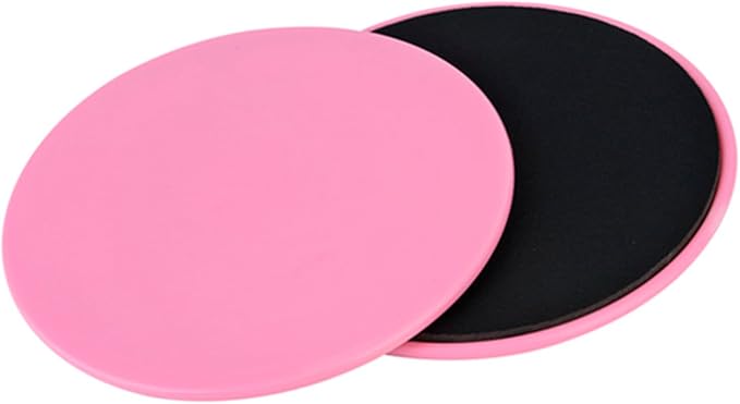 2PCS Exercise Sliding Discs, Small Lightweight Core Sliders, Full Body Workout Tools with Self Adhesive Design, Ideal for Gym, Yoga, Physical Therapy & Dance Training