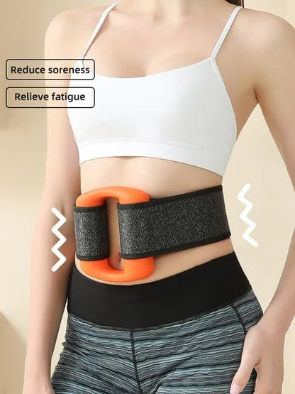 Handheld Body Massager for Pain Relief – Deep Tissue Massage Gun with Auto Shut-Off, 5 Intensity Levels – Muscle Recovery Tool for Workout, Sports & Travel – Small Portable Massager (Orange)