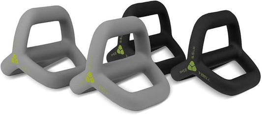 TRX YBell Neo Series 3-in-1 Kettlebell, Dumbbell and Push Up Bar Workout Equipment | Commercial Grade Neoprene Coated Surface | Perfect for Strength Training & Conditioning Workouts | Bundle