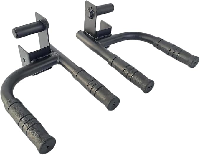 2X Fitness Dip Bar Attachments for 2" x 2" or 3" x 3" Power Racks, Narrow & Wide Dips Double Handles
