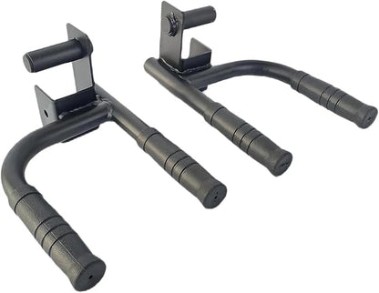 2X Fitness Dip Bar Attachments for 2" x 2" or 3" x 3" Power Racks, Narrow & Wide Dips Double Handles