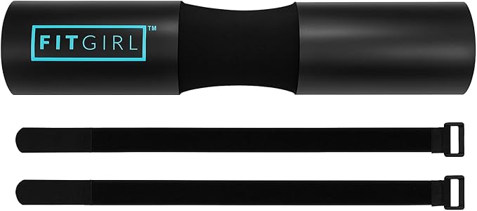 FITGIRL - Squat Pad and Hip Thrust Pad for Leg Day, Barbell Pad Stays in Place Secure, Thick Cushion for Comfortable Squats Lunges Glute Bridges, Olympic Bar and Smith Machine