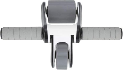 2 Wheels Ab Roller Wheel, Abdominal Muscle Exerciser for Home Gym, Dual - Wheel Core Trainer with Knee Pad, Foldable and Portable Ab Wheel for Beginners to Advanced Users