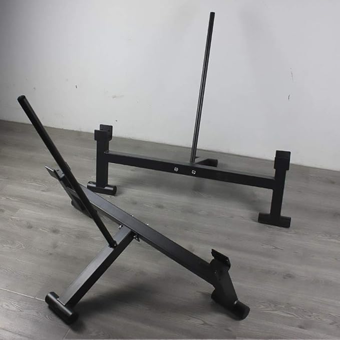 Deadlift Bar Jack Barbell Lifts Quick Changes Weight Plates Olympic Bar Jack was Double Grooved Used as Load and Unload Weight Plates for Deadlift Exercise & Weight Training